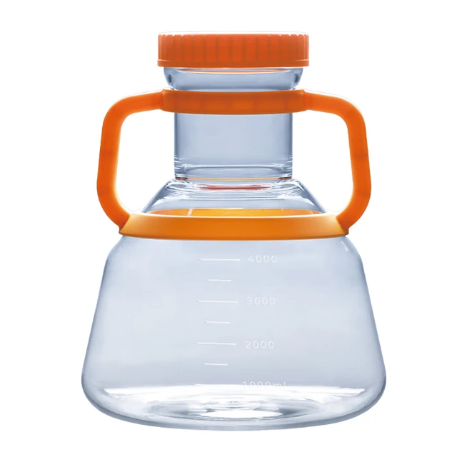 Sterile Plastic Conical Erlenmeyer Flask factory