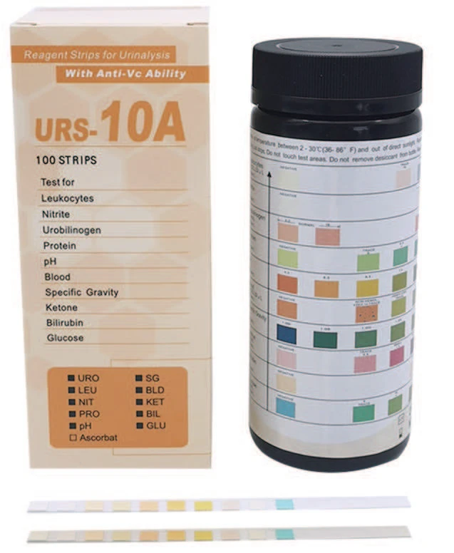 Test rapid cu reactiv pentru analiza urinei